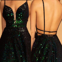 Sequined Ball Gown GL258