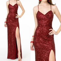 Sequin Wrap Prom Dress G2918