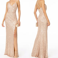 Sequin Wrap Prom Dress G2918
