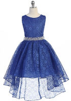 High Low Child Pageant Dress, J374