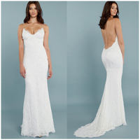 Plunge Back Bridal Gown, K1280