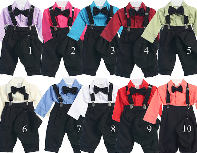 Boys Formal Suspender Outfit