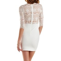 Offwhite Lace Dress, CR128