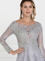 Lace Illusion Gown GL1257