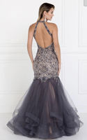 Beaded Fit and Flare Formal GL512