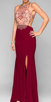 Open Back Prom Gown J613
