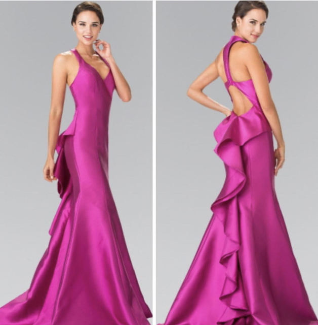 Mermaid Open Back Prom Gown G2224