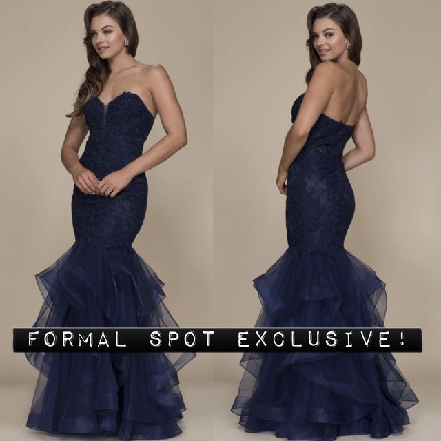 Tiered Lace Formal N054