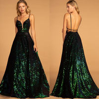 Sequined Ball Gown GL258