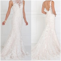 Illusion Lace Bridal Gown GL1514