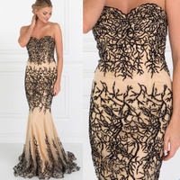 Embroidered Mermaid Gown GL2055
