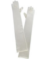 Long Bridal Gloves, Above Elbow, 19 Inch