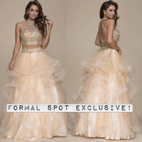 Two Piece Prom Gown N903