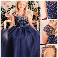 Beaded Girls Pageant Dress T701